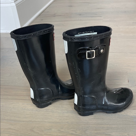 Hunter Glossy Black Waterproof Boots - Picture 4 of 5